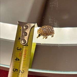 Gold and Silver Hedgehog Brooch